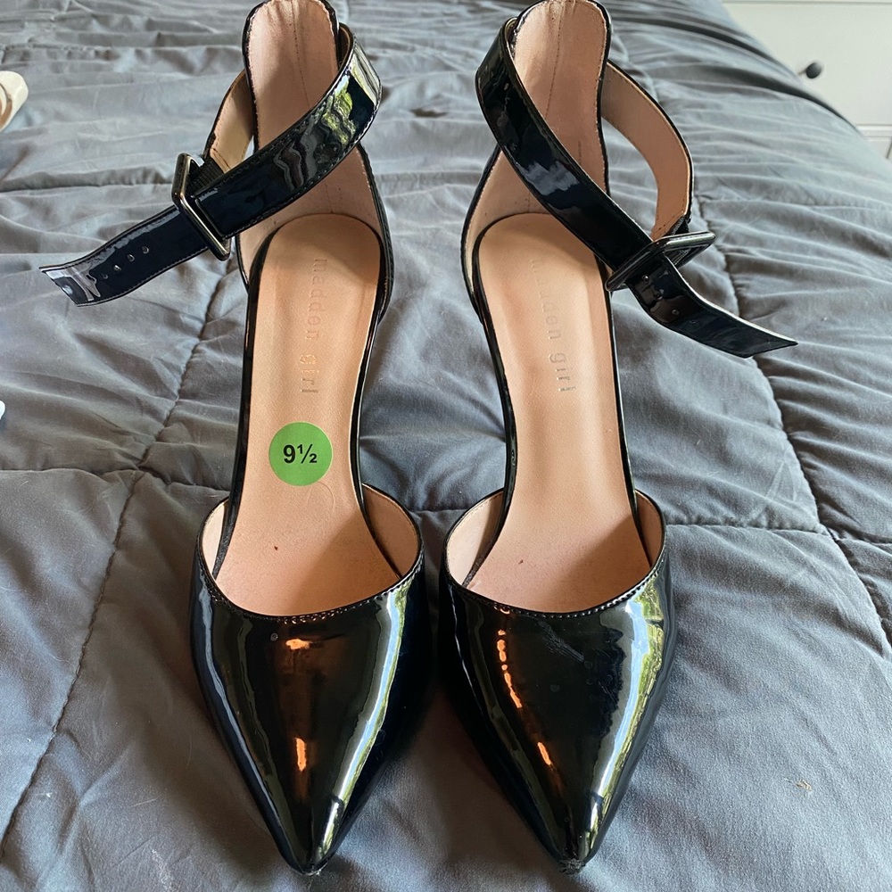 Patent Leather Madden Girl Strappy Heels